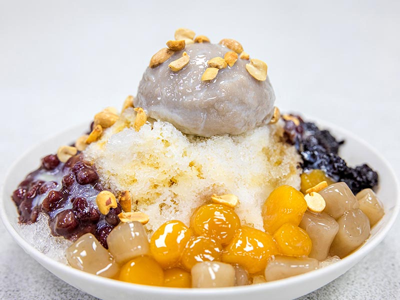 Taro Shaved Ice